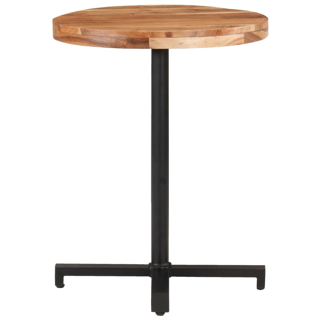 Table de bistro | Table de Cuisine | Table Haute Ronde Ø60x75 cm Bois d ...