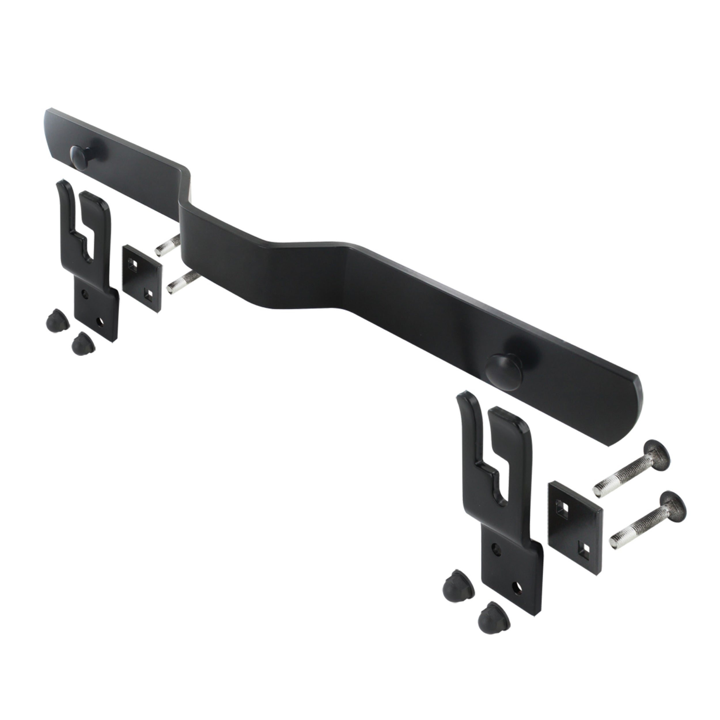 Barre anti-effraction noire, aluminium, L.430 - 5