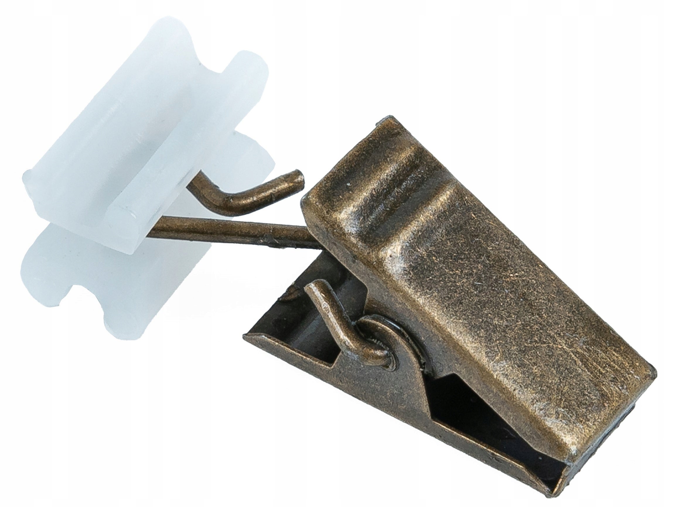 Żabka metalowa żabki ze ślizgiem ślizgi do szyny ALUMINIOWEJ firanek 50szt