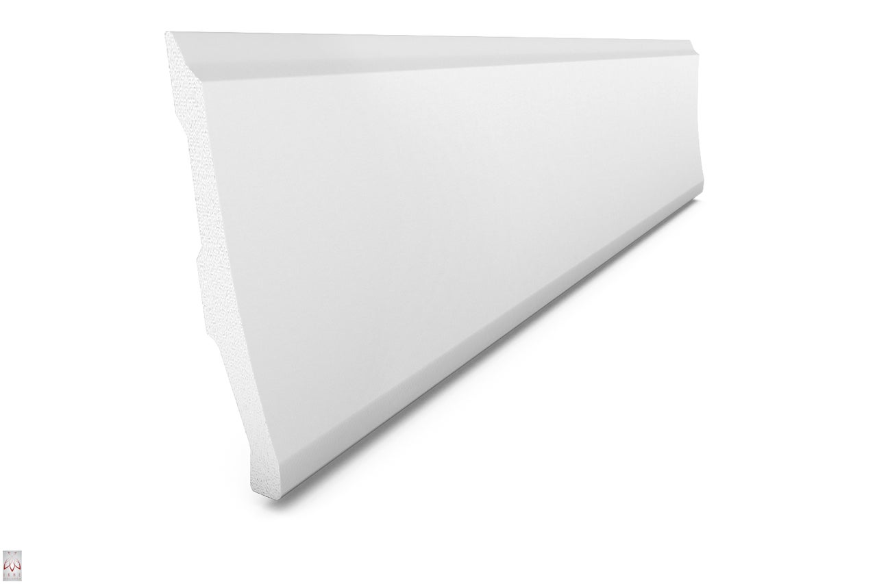 Plinthes 1 pièce / 2 mètres plinthe plinthe - blanc - matériau dur - décoration - mur - sol - plafond DP8 - 2