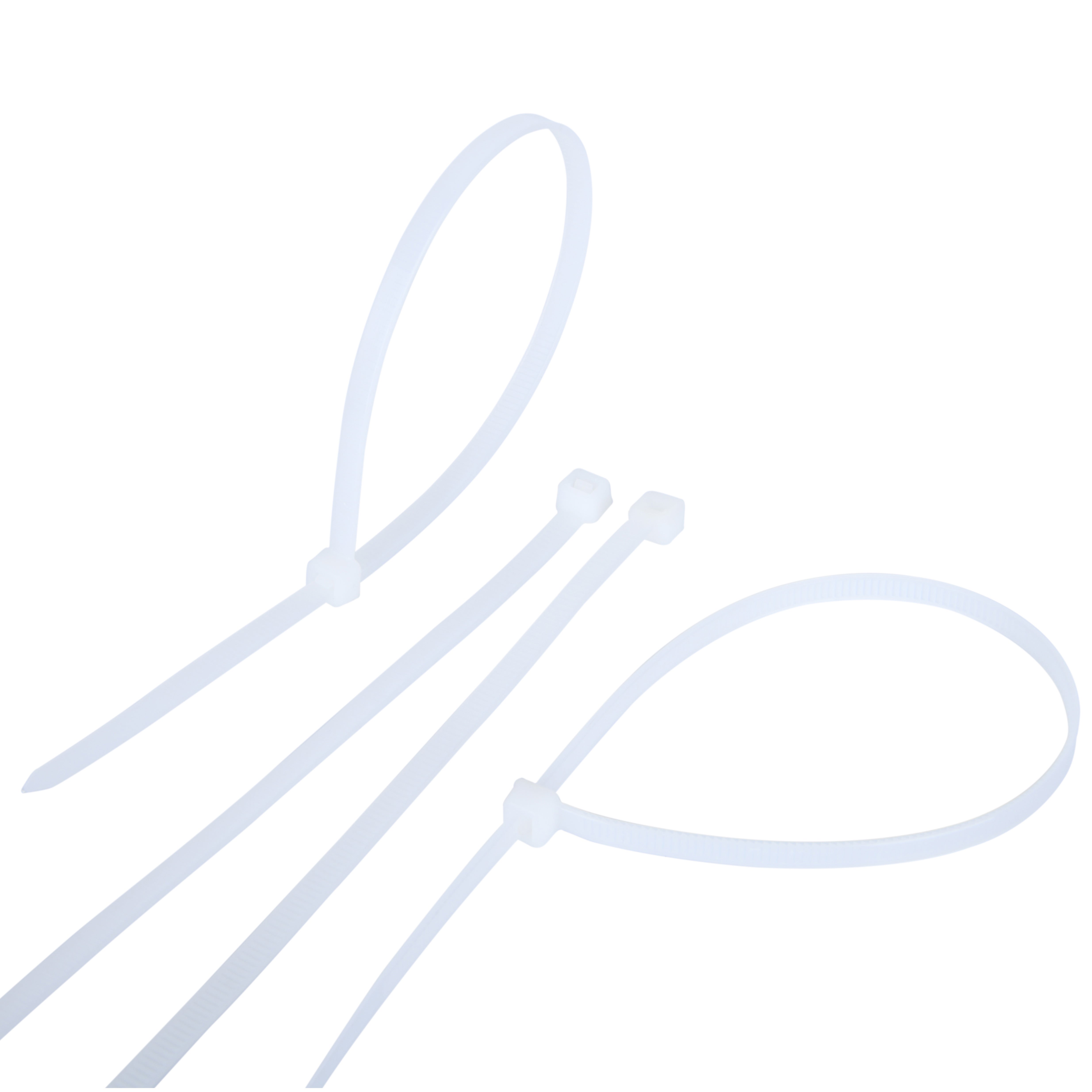 Collier rapide blanc lot de 100 colliers 300 x 4,8 mm - 4