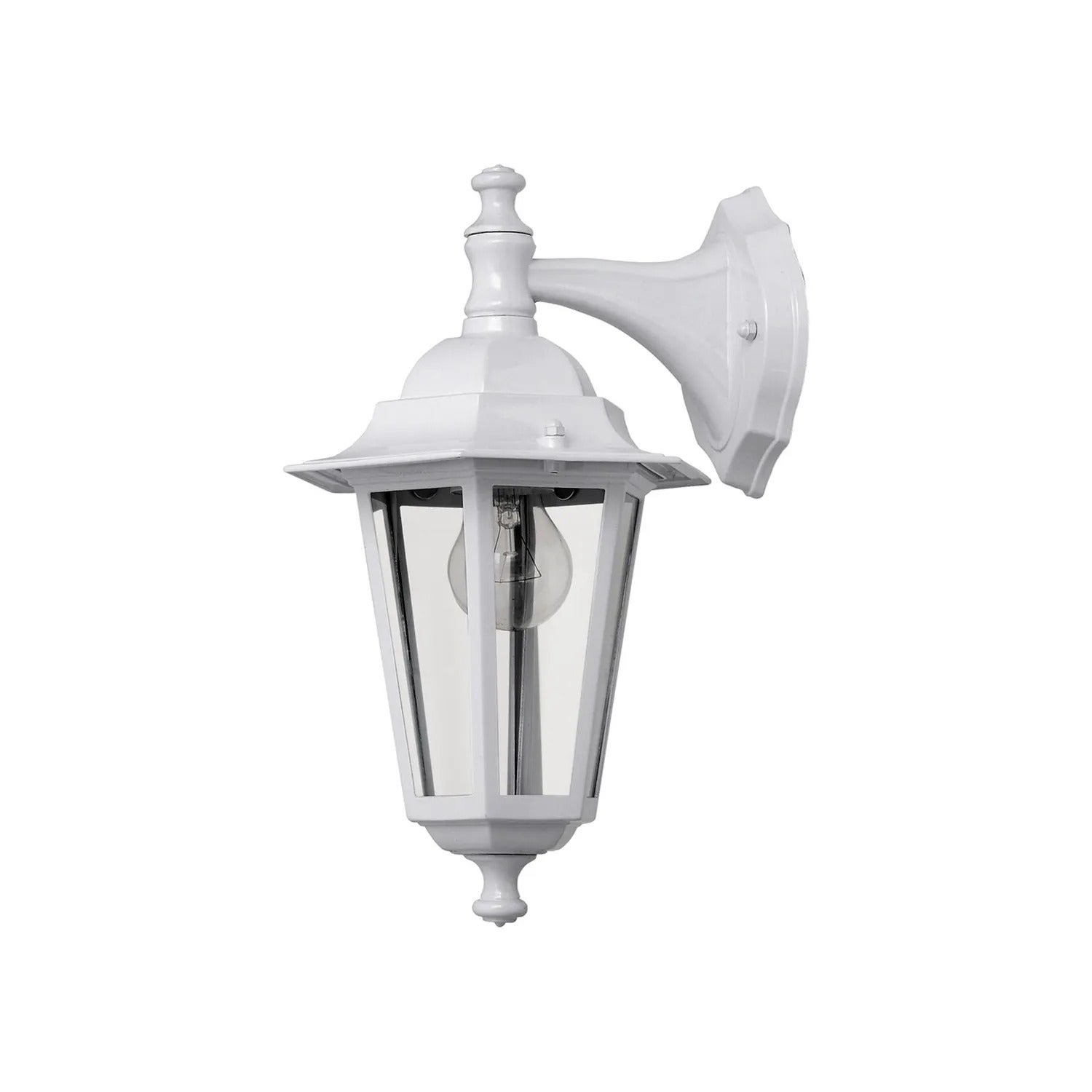 Kinkiet zewnętrzny Velence biało-przezroczysty 1xE27x60W wym:35x21x23cm IP43 Rabalux