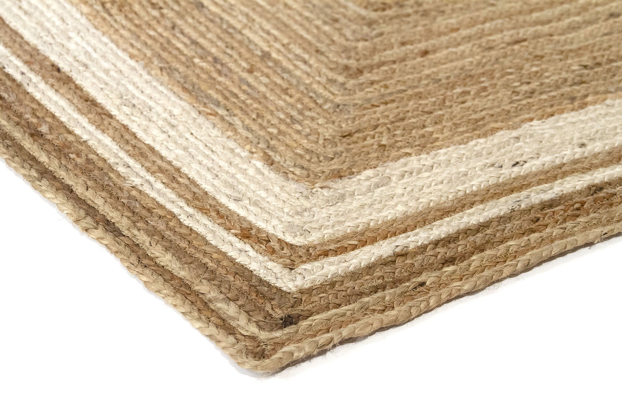 Hamid - Tapis en jute naturel ALHAMBRA GREC 230x160cm - Tapis pour salon, chambre, salle familiale - 3