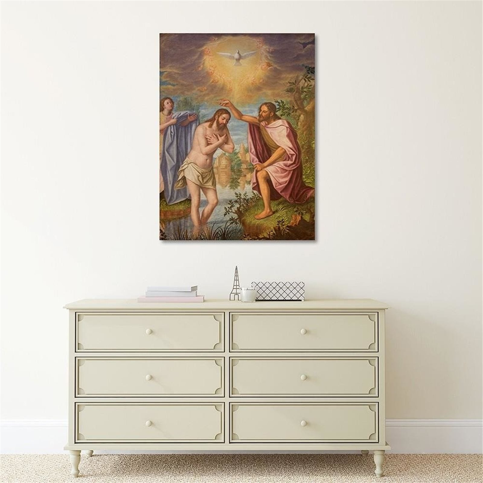 Tableau baptême du christ en jordanie grenade - 70 x 100 cm - 5