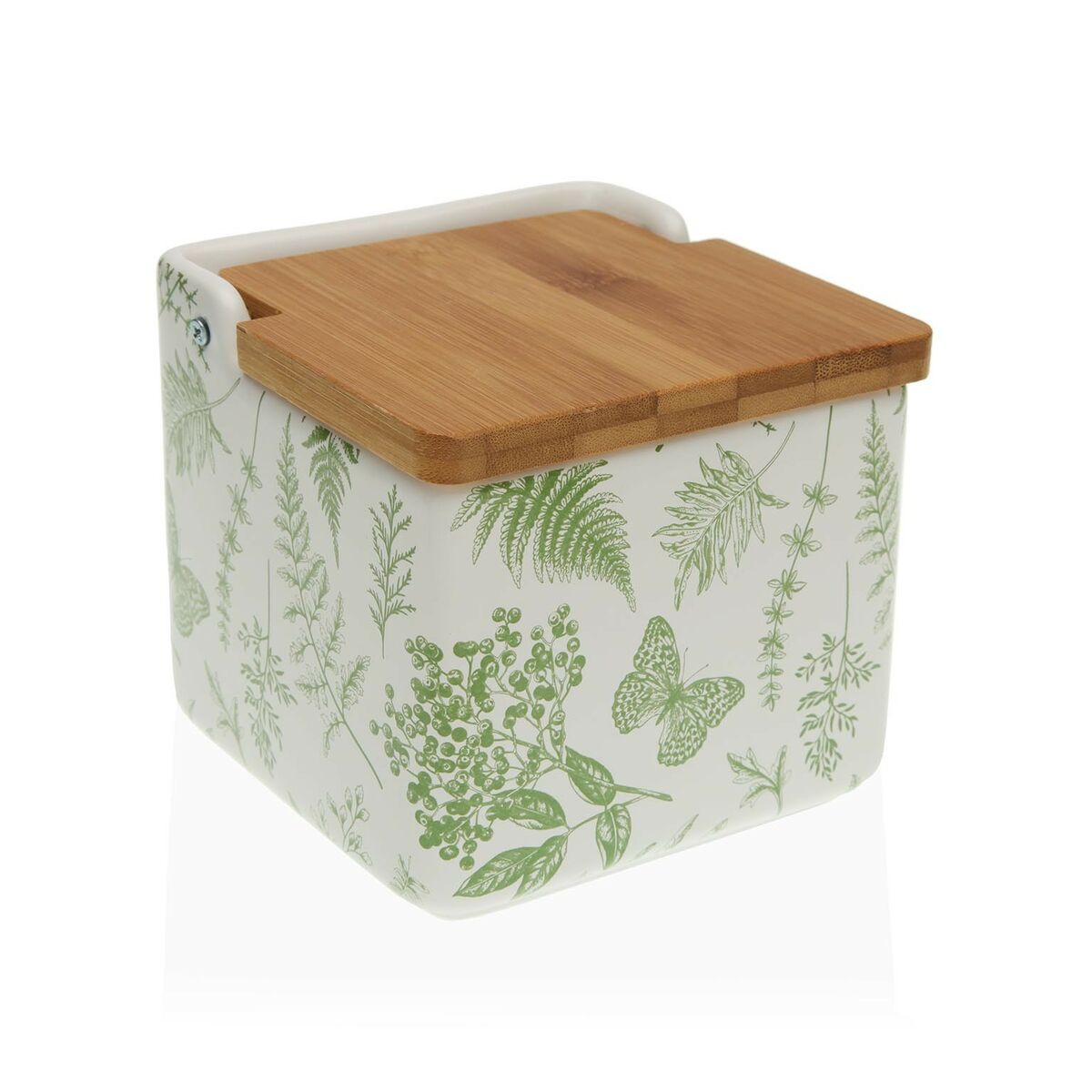 Salière En Marbre Avec Couvercle Et Plateau - Pot à Sel Ou épices 3 Pouces, Vert, Fait Main - 4