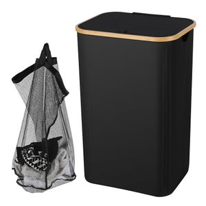 Cesto Biancheria Sporca Cesto Portabiancheria Pieghevole Con Coperchio Cesto Portabiancheria Con Manici In Bambù Per Camera Da Letto, Bagno, Dormitorio, Lavanderia Laundry Basket (Color : Rosa, Size