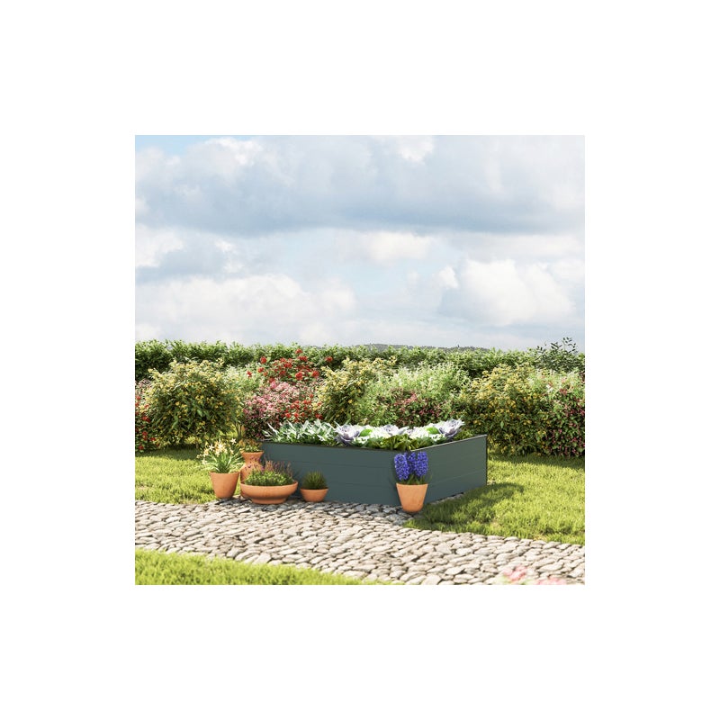119 x 119 x 39 cm Grządka podwyższona, antracyt