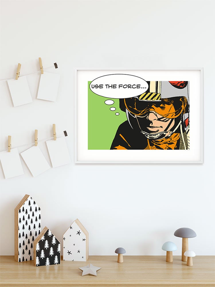 Poster d'art de Komar - Star Wars Classic Comic Quote Luke - Taille: 70 x 50 cm - 5
