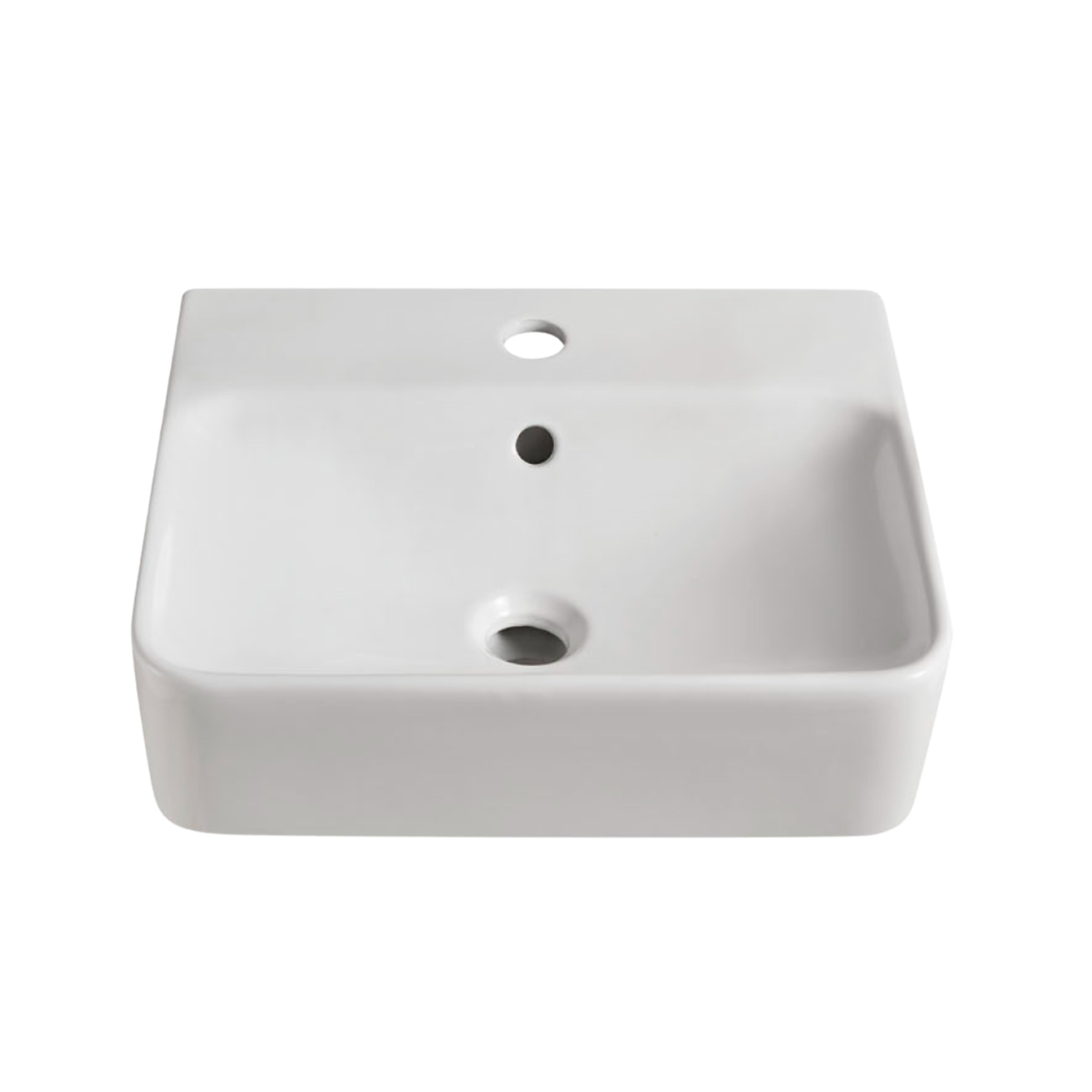 Umywalka nablatowa Uptrend PARROT biały połysk 1 szt.