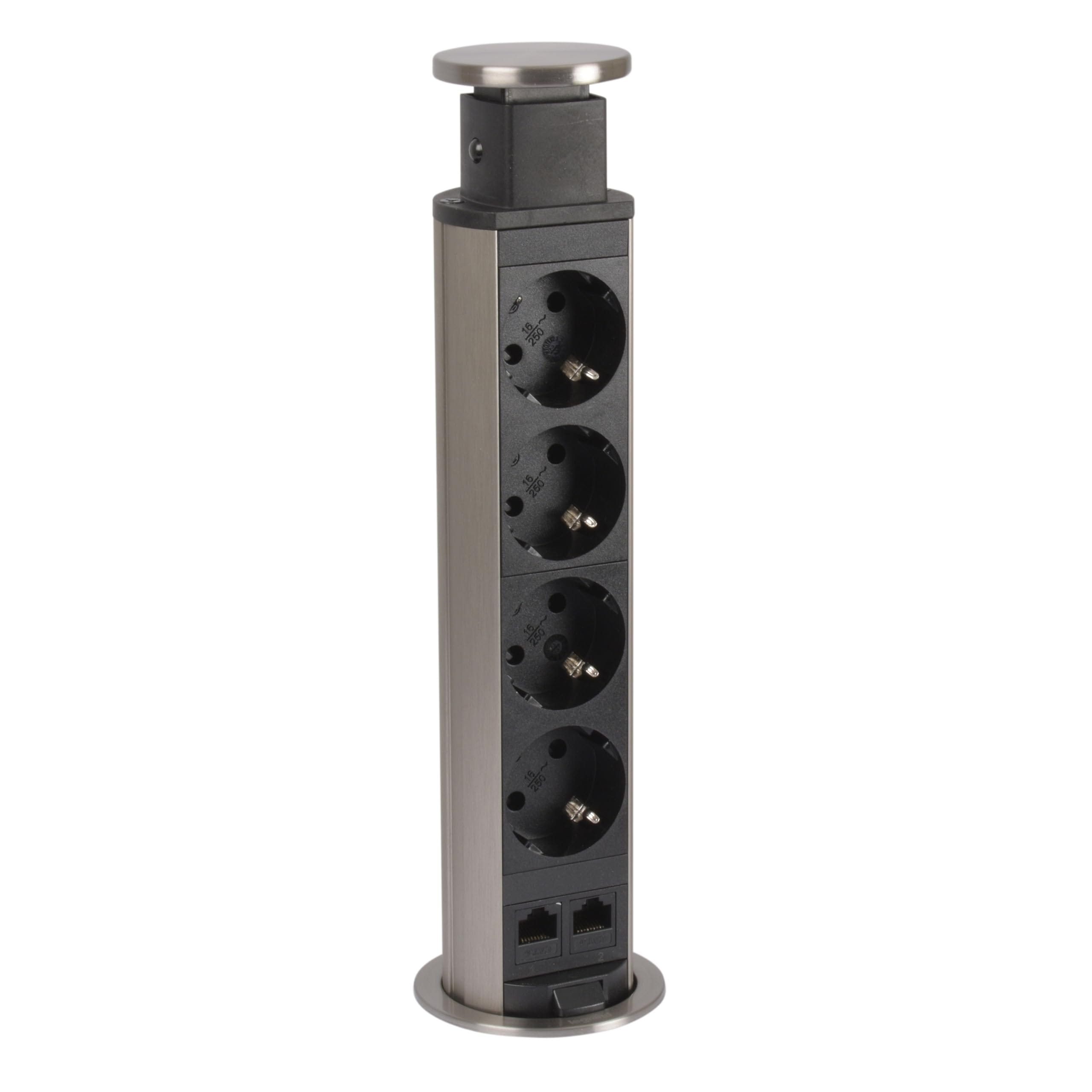 NEUTRIK Presa da incasso CAT6A, nero NEUTRIK Presa da incasso CAT6A, nero