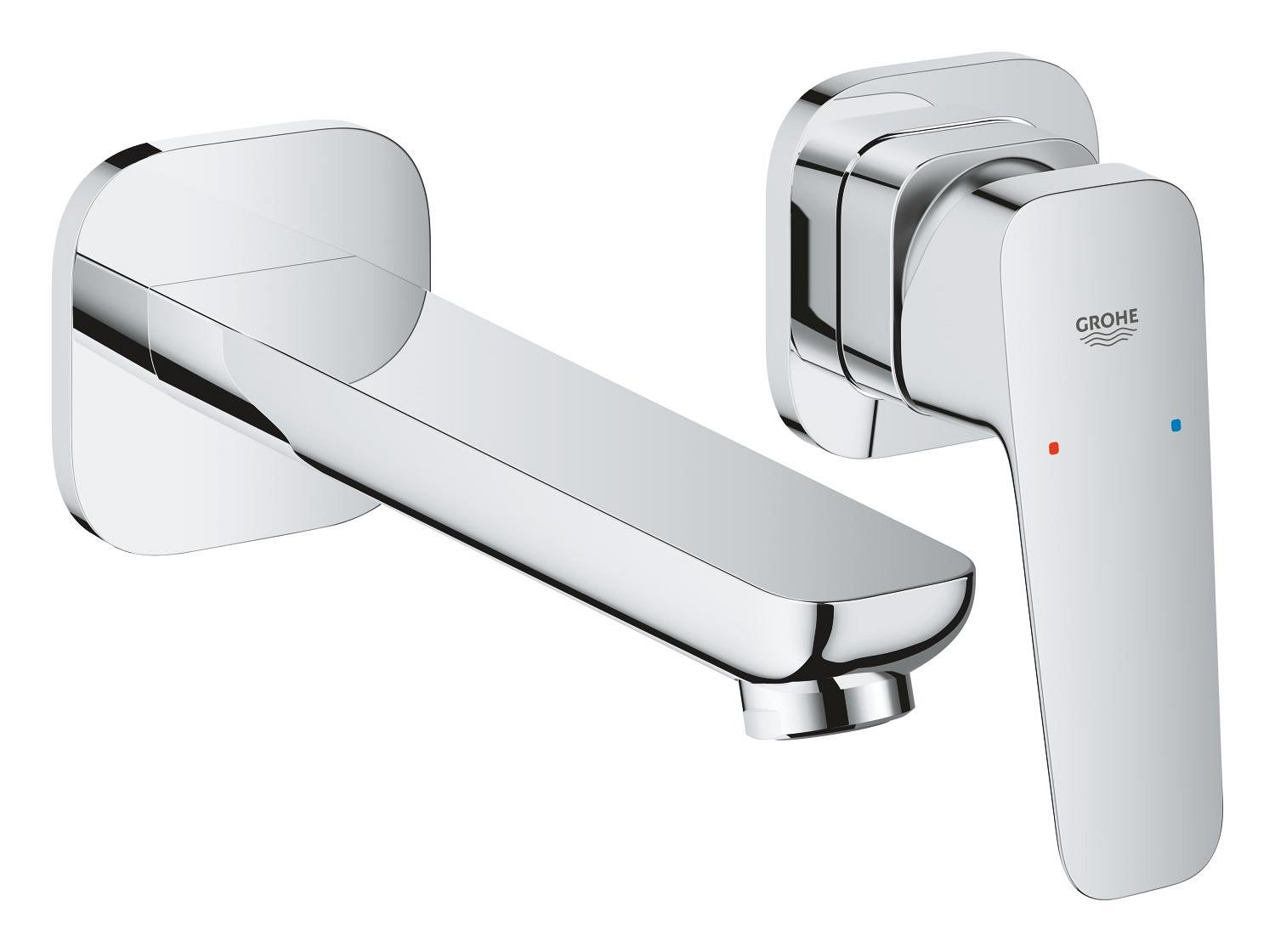 Baterie lavoar Grohe 1017880000, Cubeo, tip comanda monocomanda, marime m, numar orificii instalare 2, crom