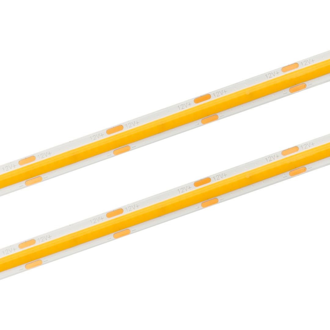 Taśma LED COB 320 jednolite światło ciepła barwa 12V 10W/m IP20 rolka 50m IdeaLED