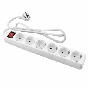 Presa Multipla Mercury A 3 Uscite Con Interruttori – 13A 240V, Fusibile, Montaggio Superficiale