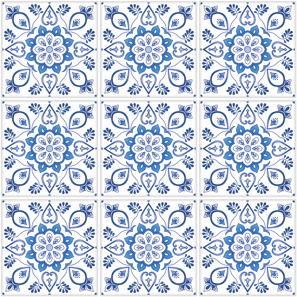 9 adesivo piastrelle delft Breda - Sticker adesivo - adesivi murali - 9stickers10x10cm - 2