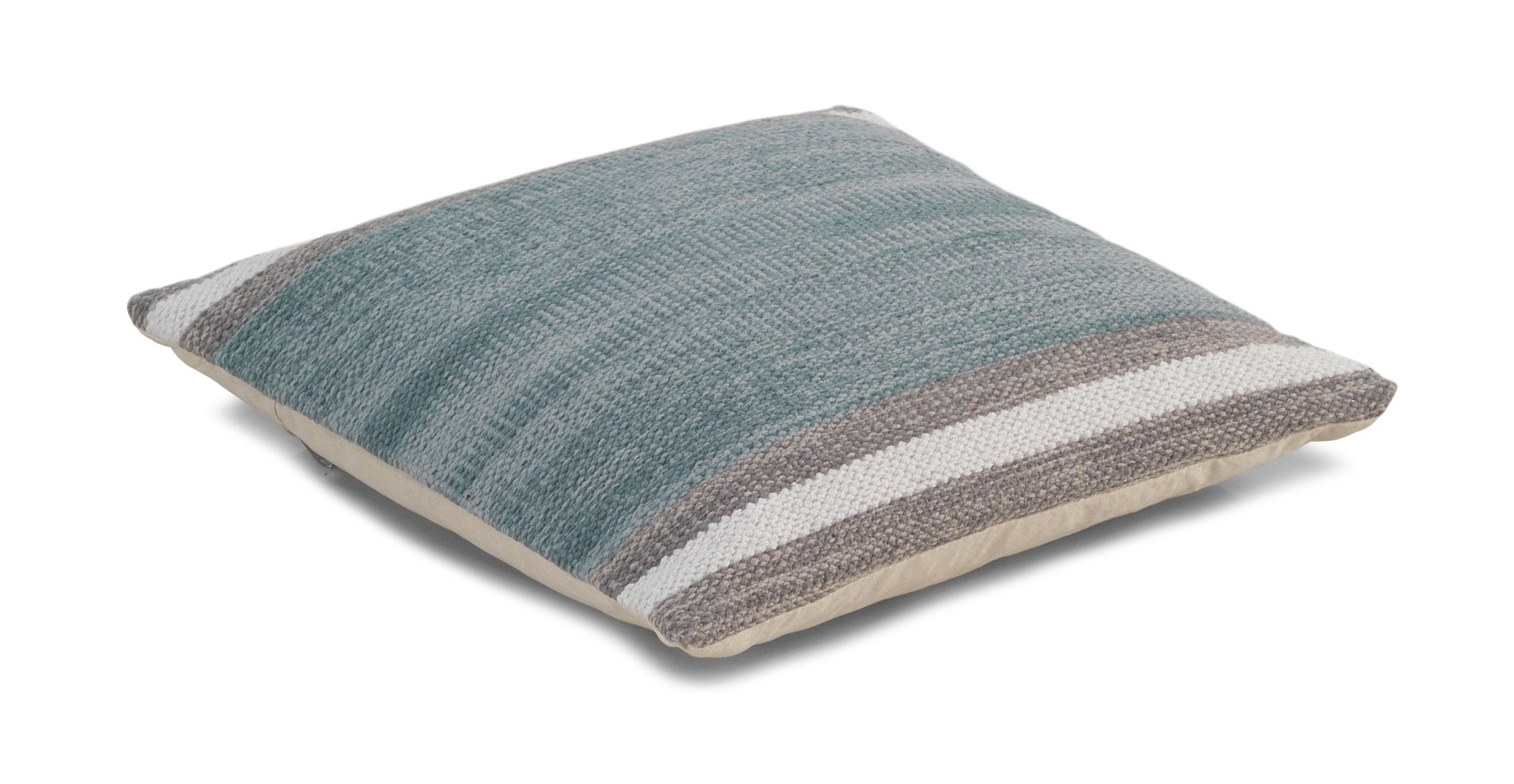 Housse de coussin blockprint indien bleu indigo