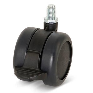 Roulette Robuste Avec Frein M12x30mm 7,6cm - Charge 90kg Pour Tous Sols