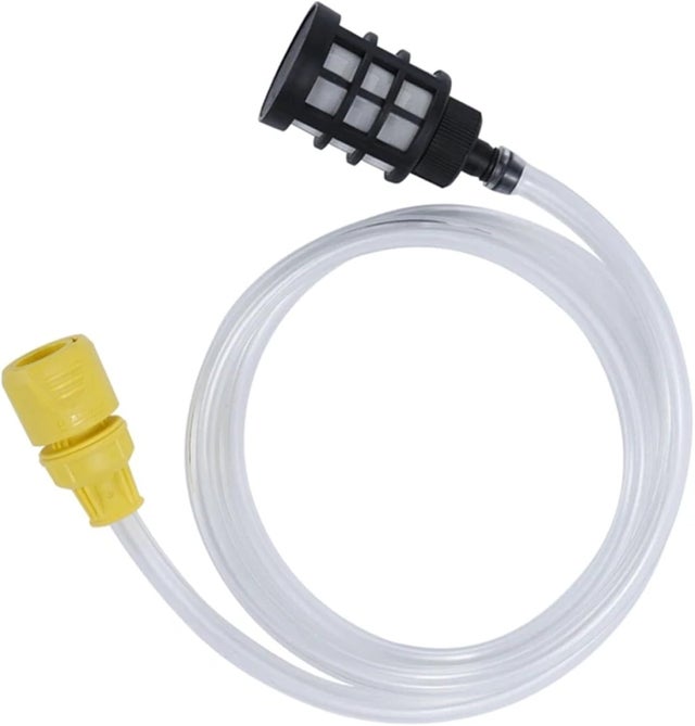 Tuyau d'aspiration de 1,5m et accessoire de filtre, tuyau d'entrée d'eau auto-amorçant, avec connecteurs pour nettoyeurs haute pression Karcher K2-K7