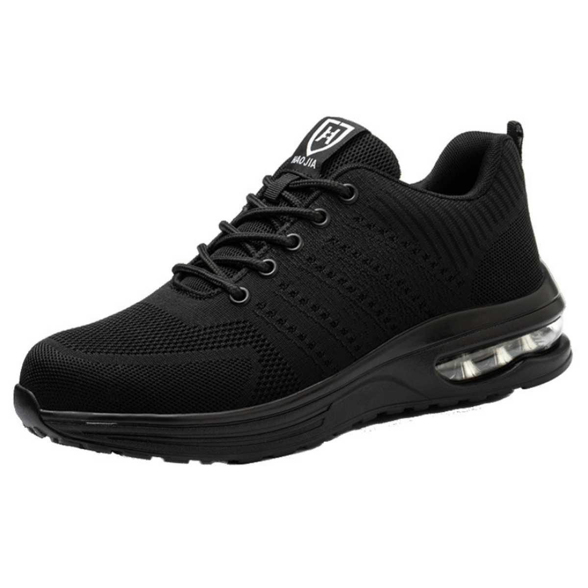 Chaussures de Securité Hommes Femmes Legere Basket de Securite Respirante Confortable Chaussure de Travail avec Embout en Acier Noir Taille 38 - 2