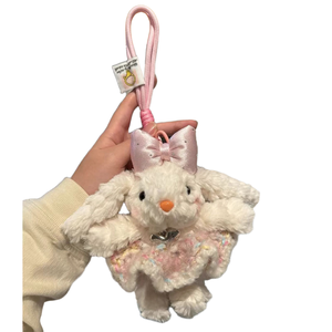 9-Photo Color -Porte clés en peluche peluche, accessoires mignons, Pom