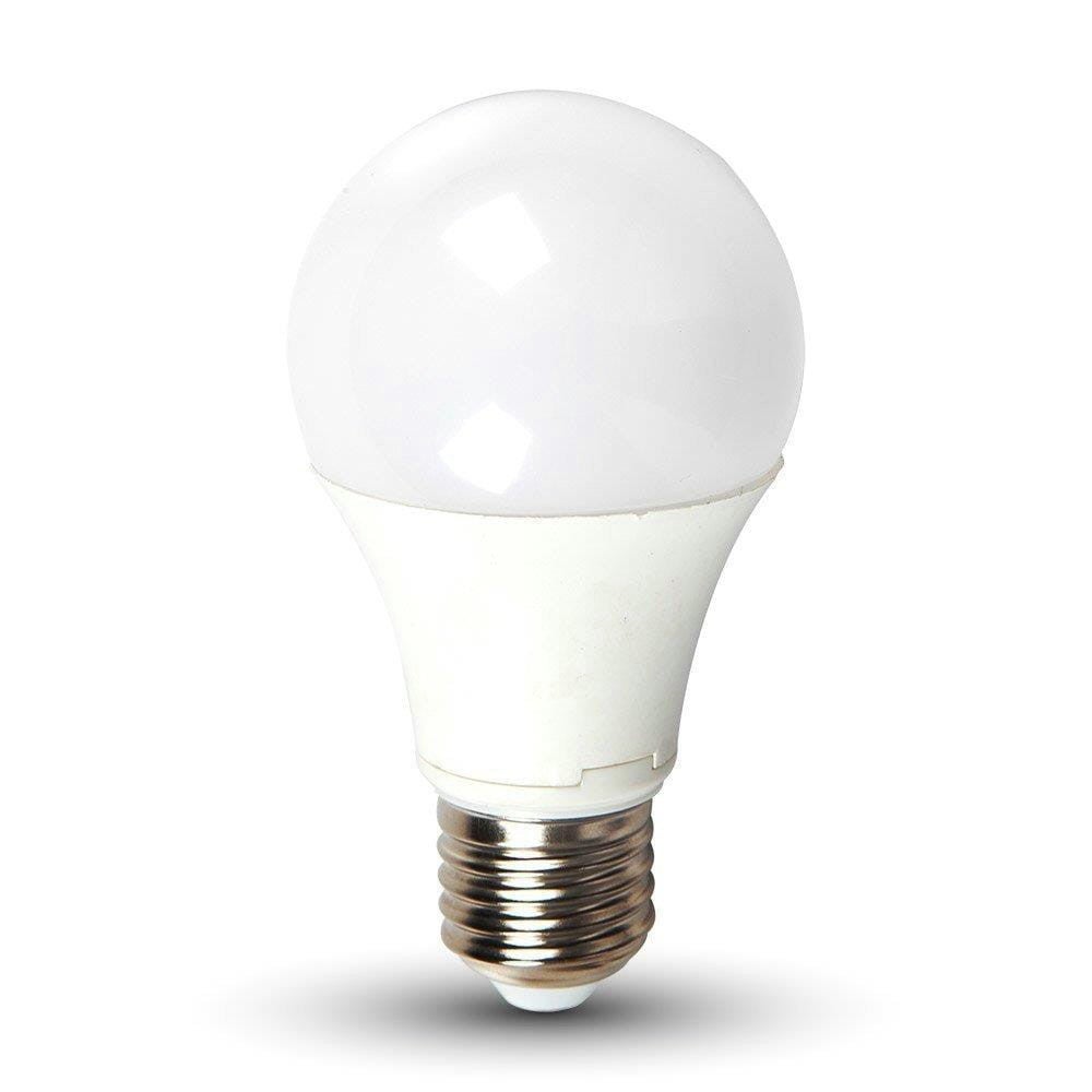 Żarówka LED E27 10W kulka mleczna Ciepła biel 2700K 806lm V-TAC