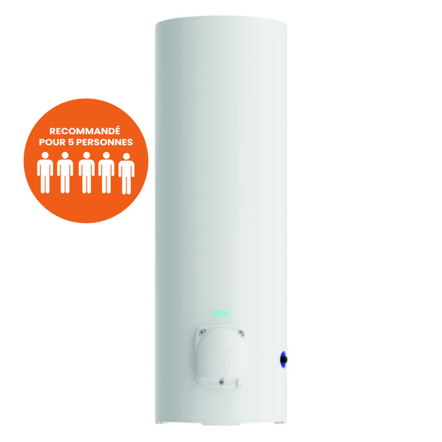 Chauffe-Eau Électrique 300L OLYMPIC FRANCE Stéatite Stable Vertical Monophasé - 372122