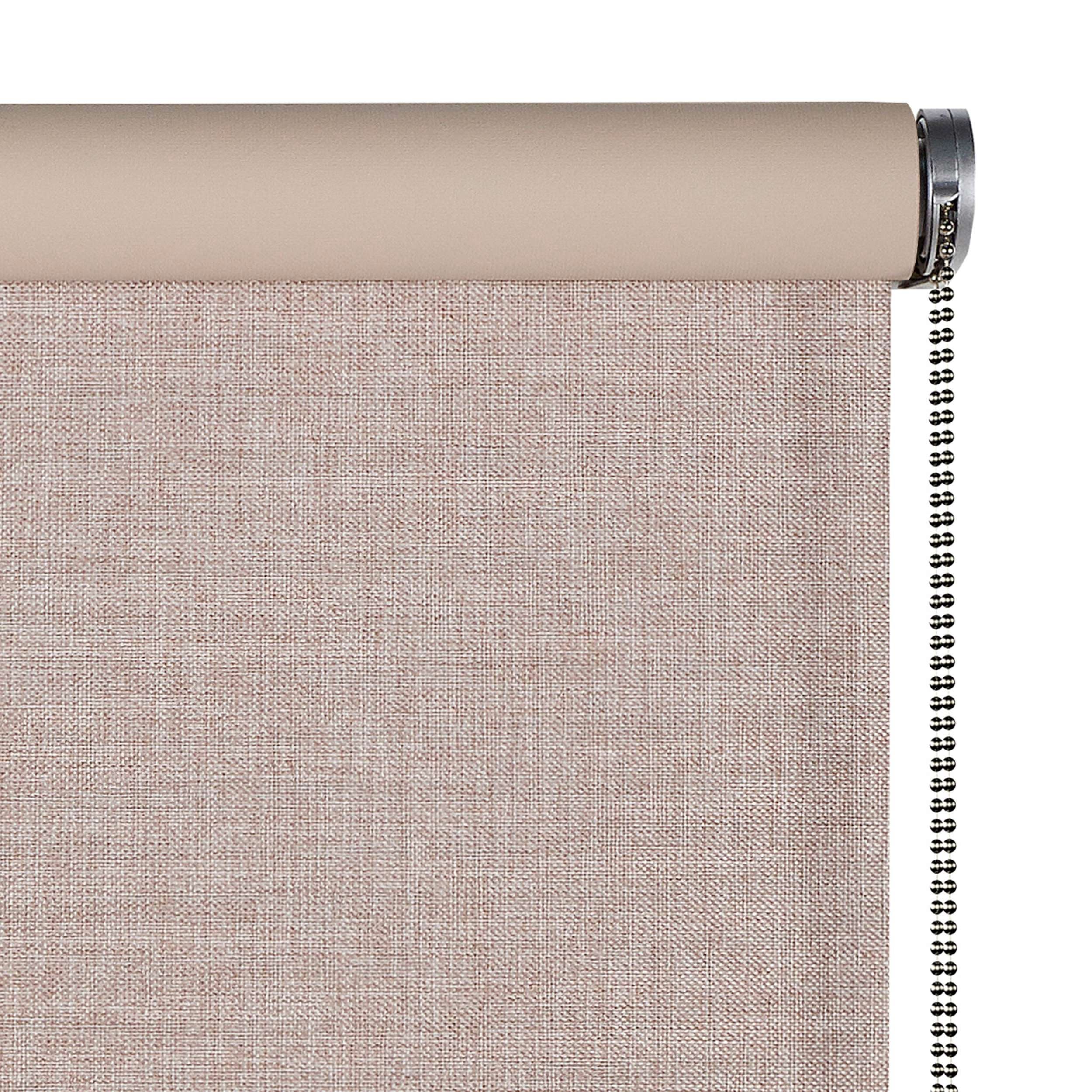 Estor Opaco Estores enrollables Blackout Premium con acabados en aluminio Beige 120 x 250 cm - 3