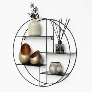 ATMOSPHERA CREATEUR D'INTERIEUR - Mensola da Parete per Bambini Retro in Rattan 57x24cm