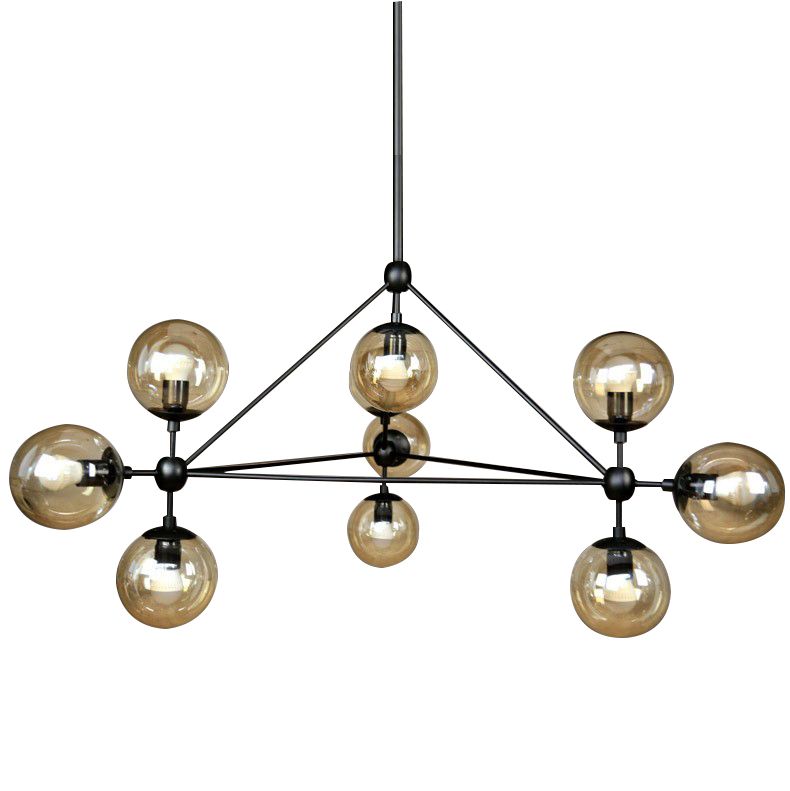 Lampa Sufitowa Wisząca Toolight App264-10C Czarny