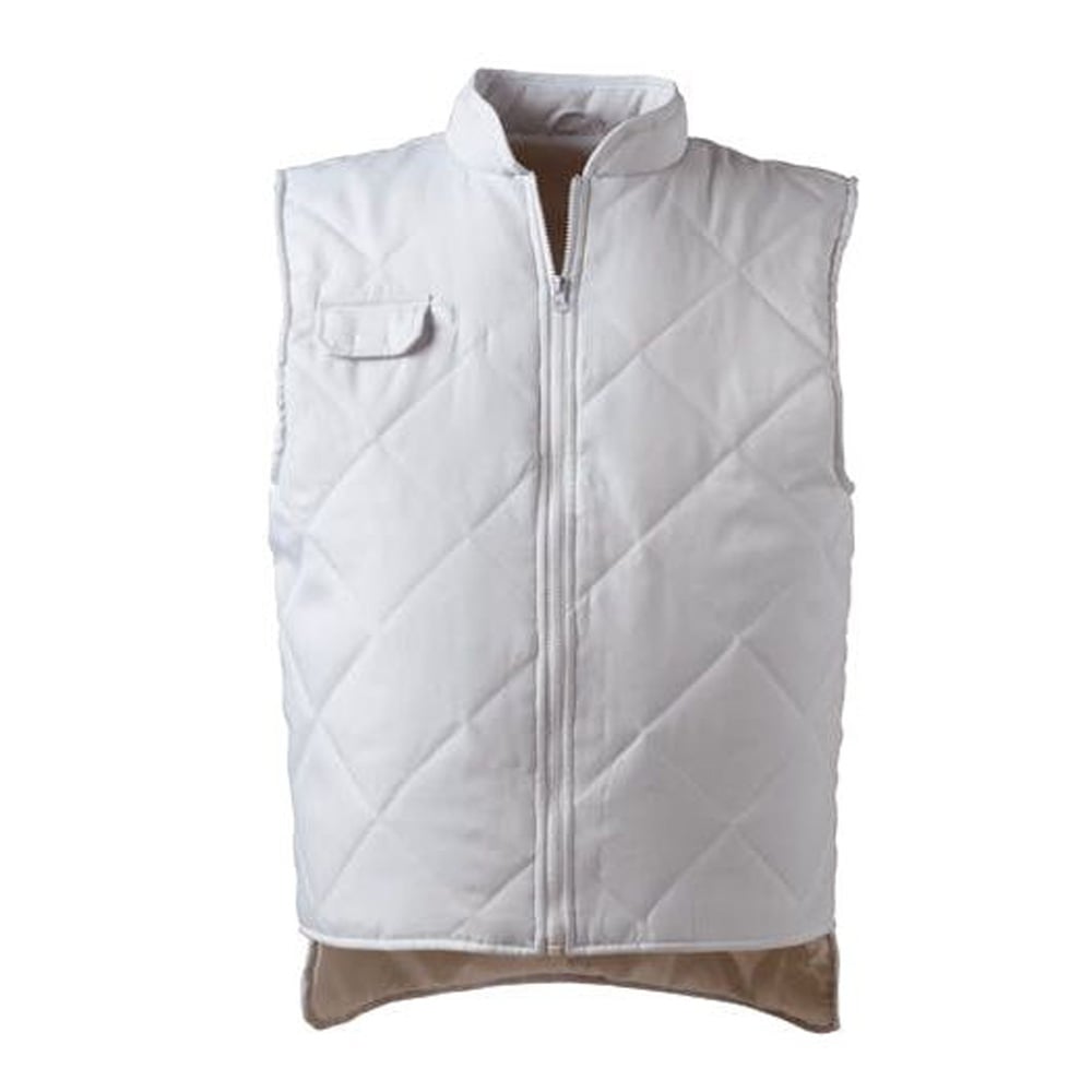 Gilet Sans Manches Coverguard Albatros - 35% Coton, 65% Polyester - 5 Poches - Pour Travail, Agroalimentaire, Milieu Frais