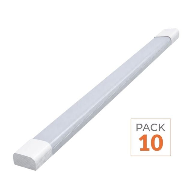 Lot de 10 - Réglette LED 150cm 72W - Blanc Neutre 4000K - 5500K - SILAMP