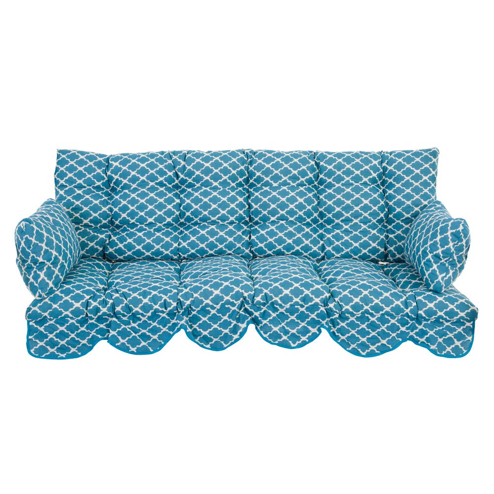Poduszki na huśtawkę 170 cm Bora biało-niebieski Patio