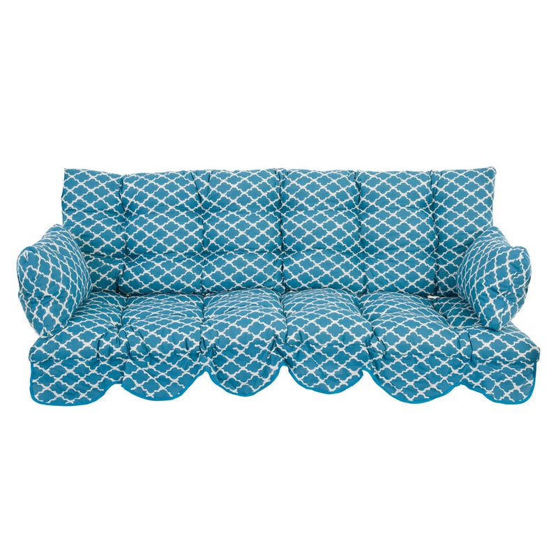 Poduszki na huśtawkę 170 cm Bora biało-niebieski Patio
