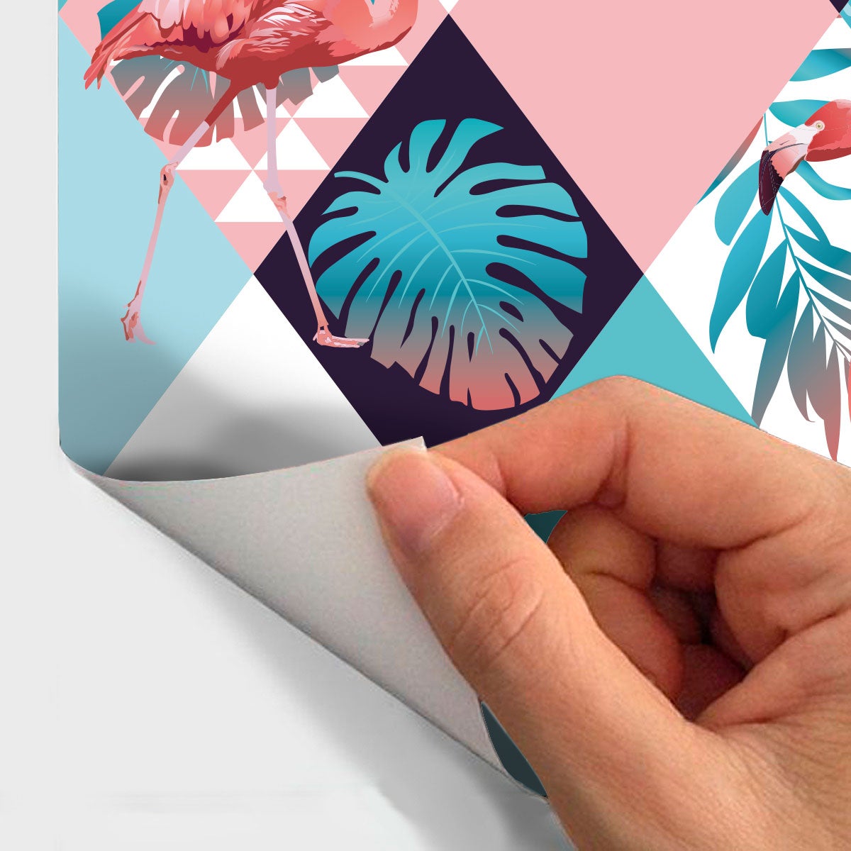 Adesivo carta da parati tropicale Malaisia - Sticker adesivo - adesivi murali - 60x60cm - 5