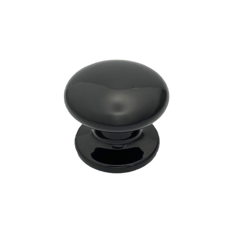 Tirador fijo para puerta Ø70 mm en aluminio negro RAL 9005 - patentado - paquete de 6 Pomo - 2