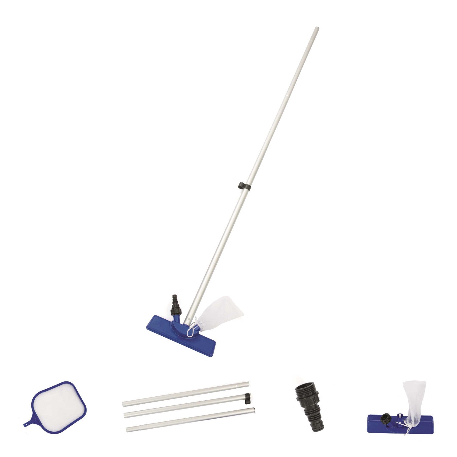 Zestaw do konserwacji Bestway Flowclear™ baseny naziemne do 396 cm i aluminiowy kij 203 cm