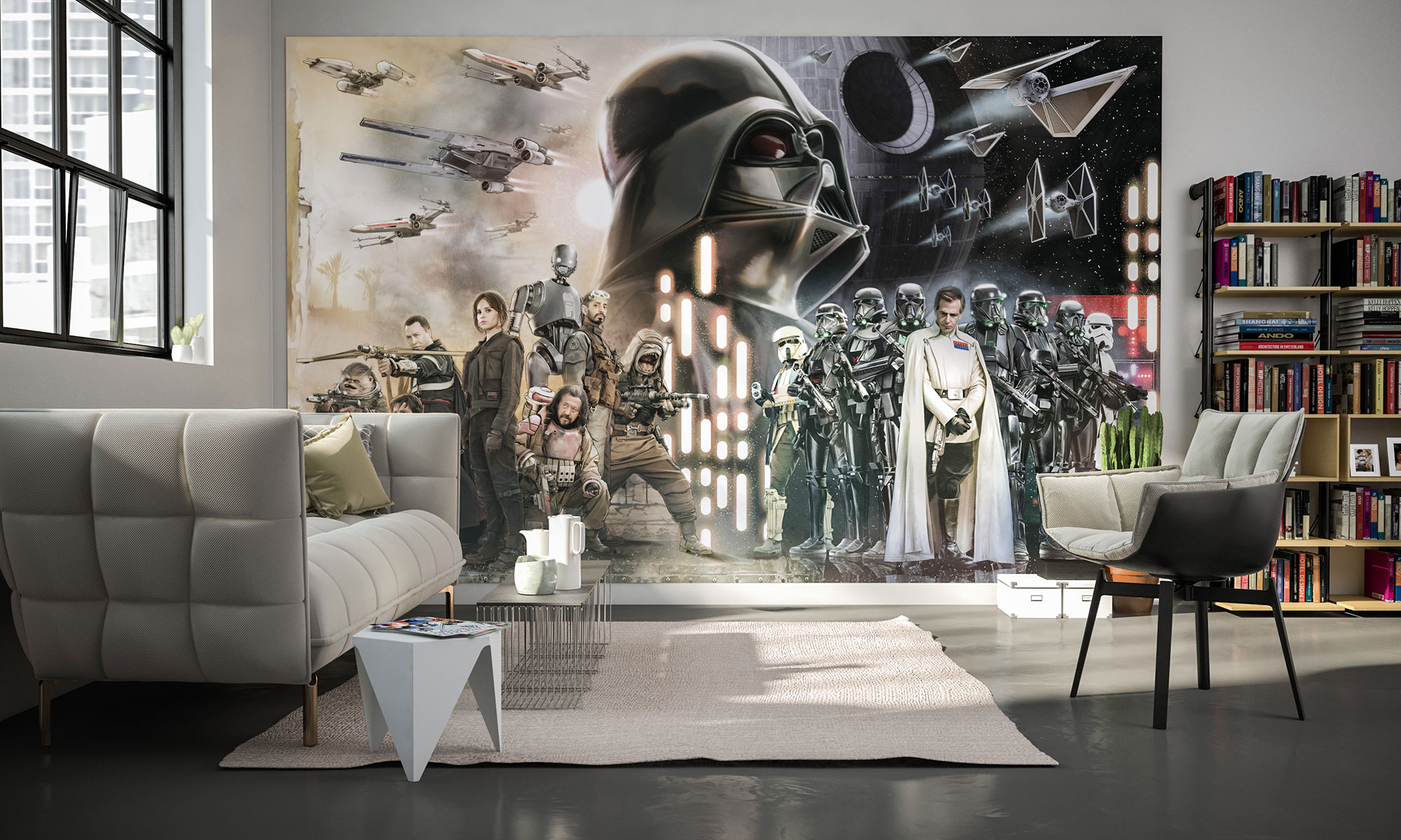 Papier Peint - Star Wars Classic RMQ Mos Eisley Edge 500x250cm - Intissé main image 1