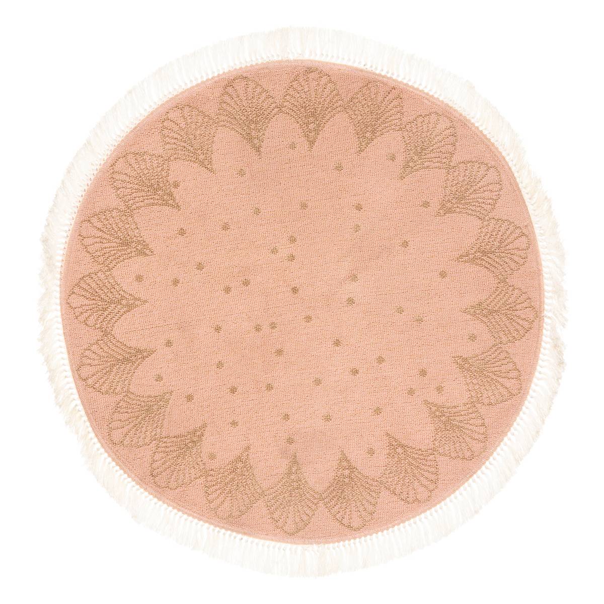 Tapijt Shine Jute D115 Cm Rond - Atmosphera Interieurontwerper Natuurlijk Jute Tapijt