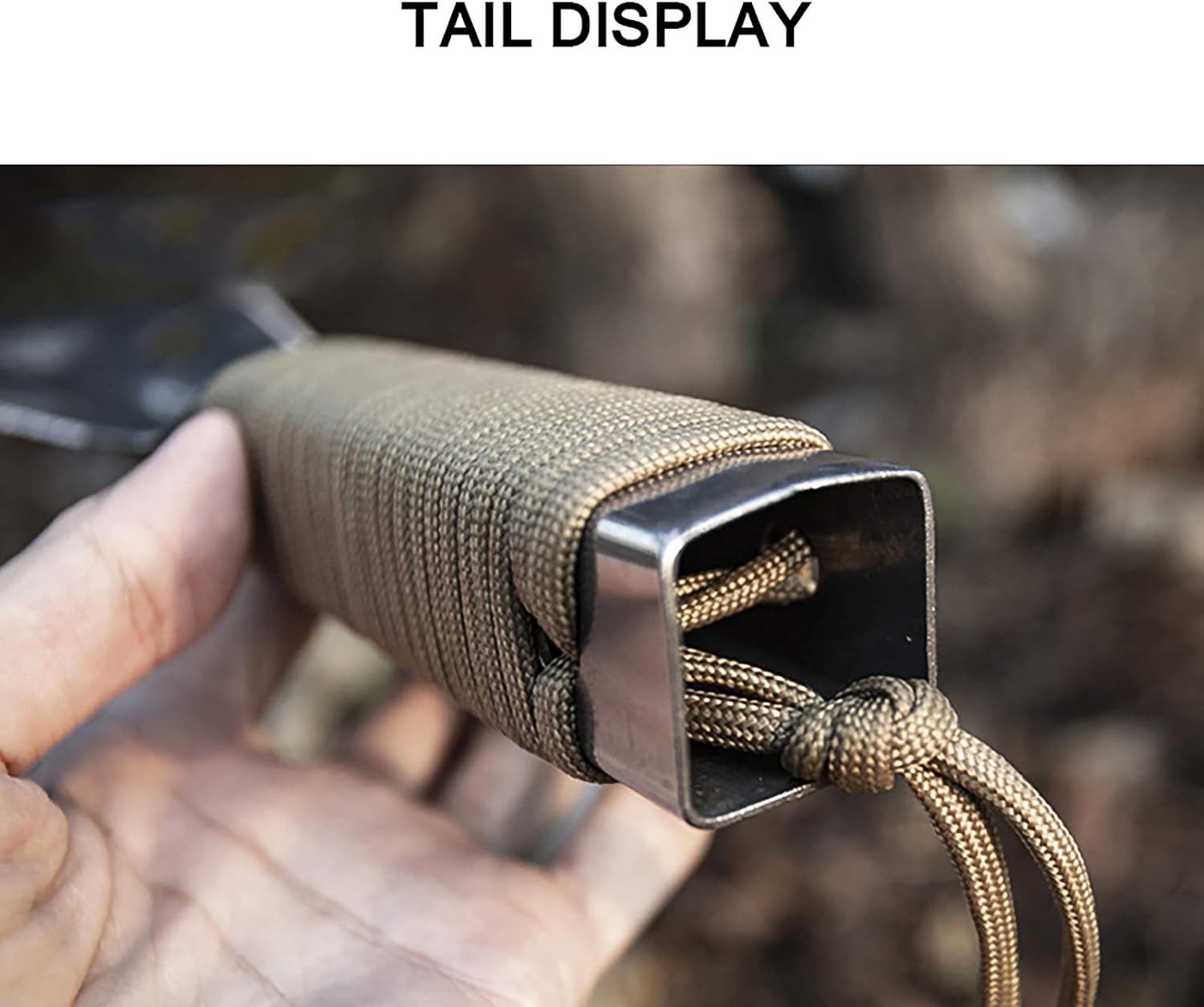 Pelle de randonnée à Main Multifonction, Pelle de randonnée, Pelle Pliante, Mini truelle extérieure, Mini Pelle de Survie Multitool, Outil de Camping - 2