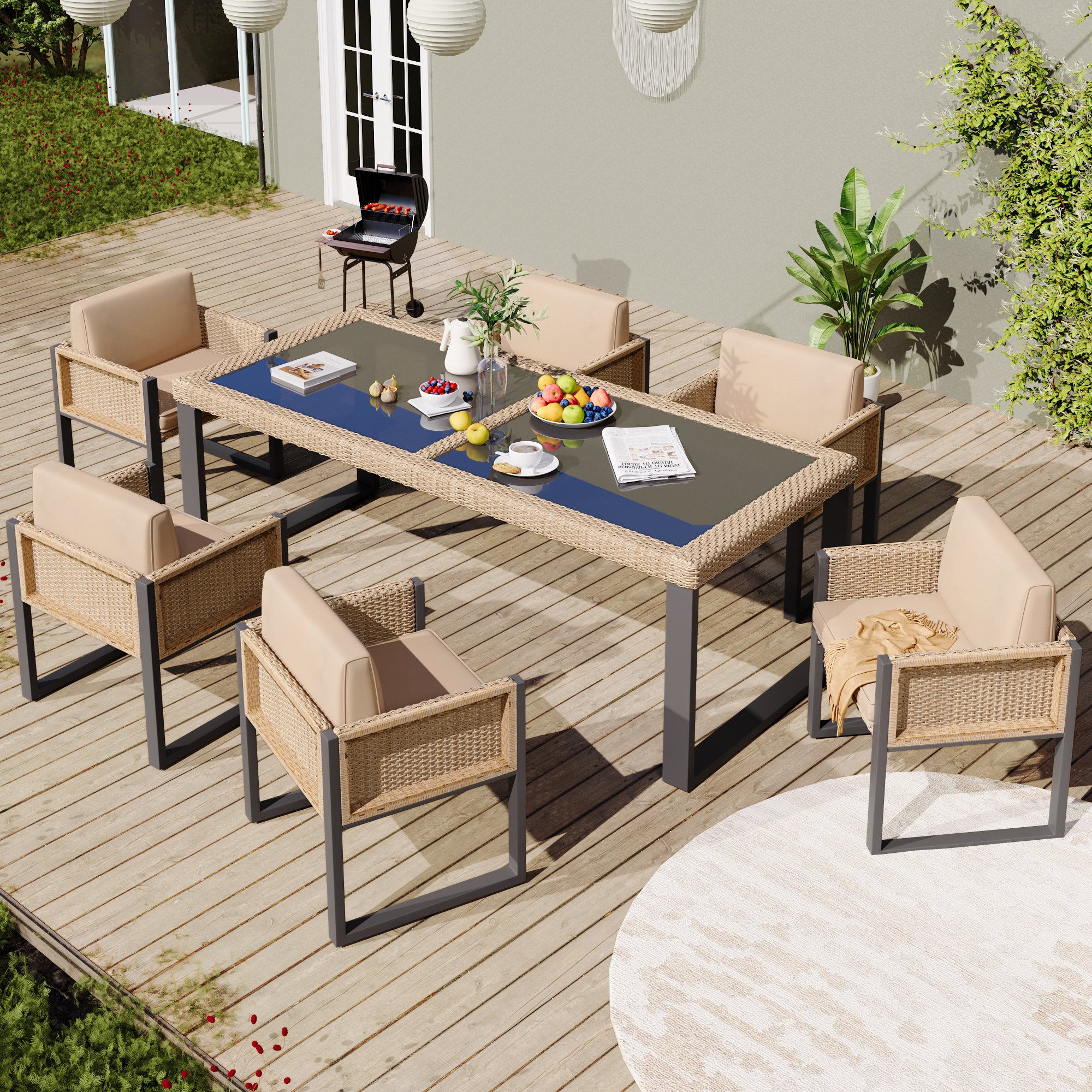 Ensemble table et chaise scandinave