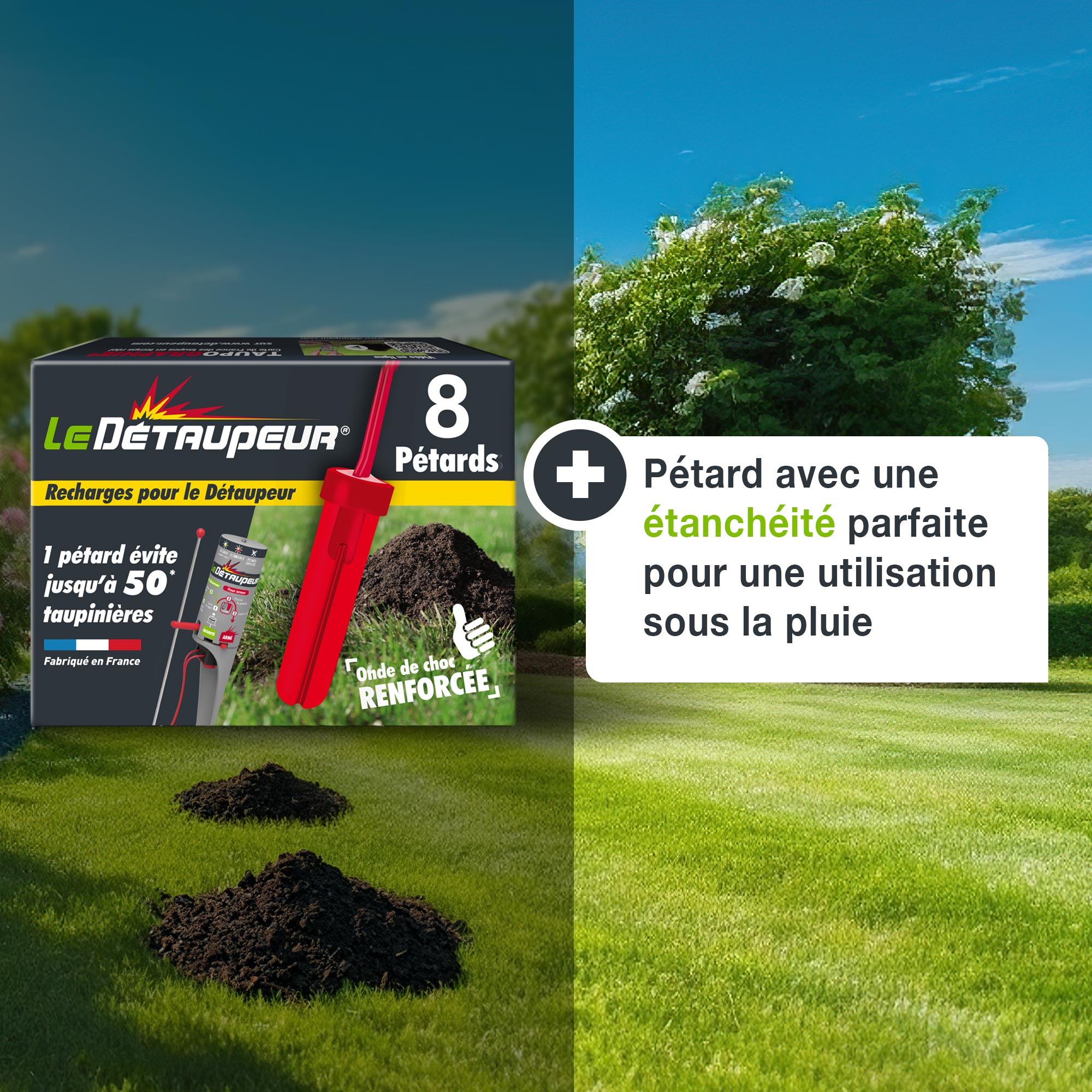 Recharge Pièges Anti Taupes & Rats taupiers- (Fonctionne avec le système LE DETAUPEUR que vous devez posséder au préalable) - 3
