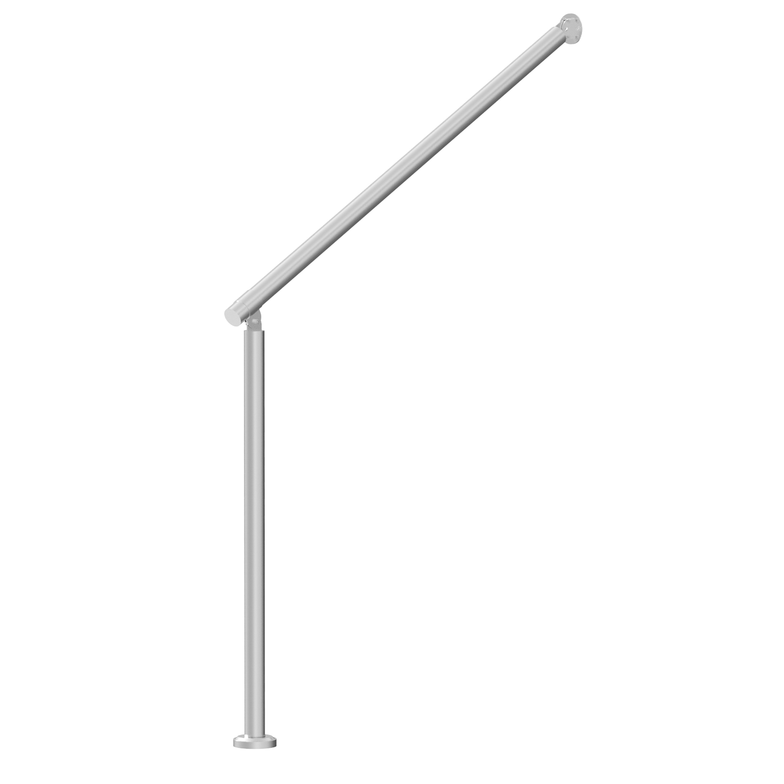 Garde-corps extérieur,VEVOR kit de garde-corps mural au sol de 39,4