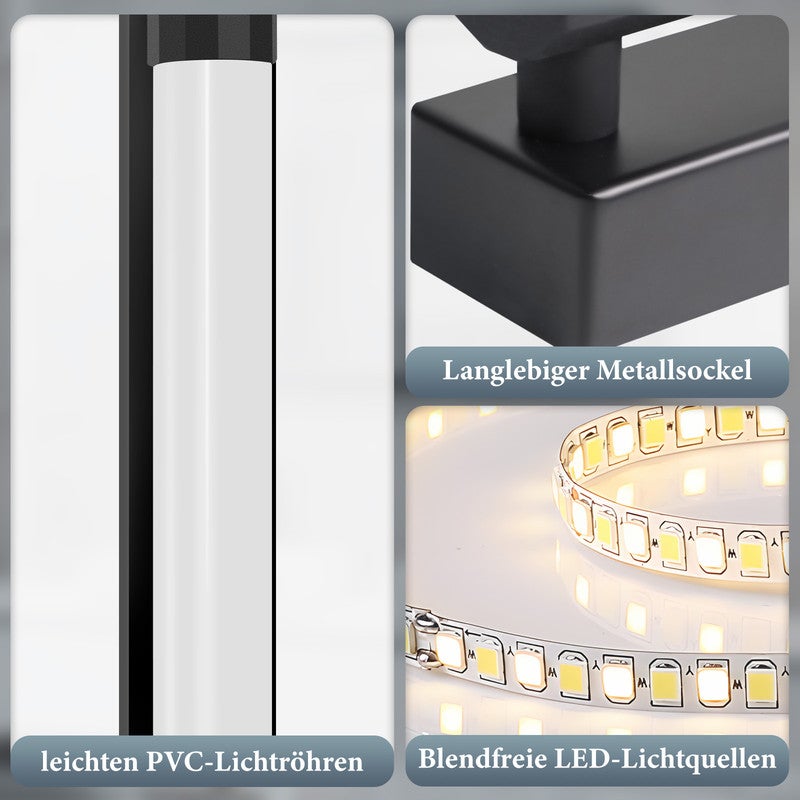 Lampa lustrzana LED Nettlife 50 cm, 10 W, czarna, do łazienki, neutralne światło 4000 K, wodoodporna IP44, nowoczesna, do kuchni lub szafy - 4