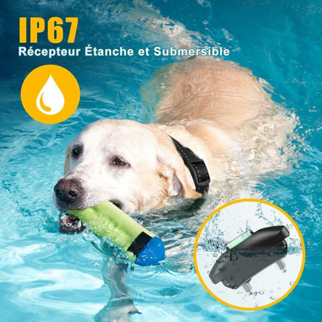 Collar eléctrico para perros con control remoto de 900 m y 3 modos de pitido, vibración y descarga. Nivel 99. - 4