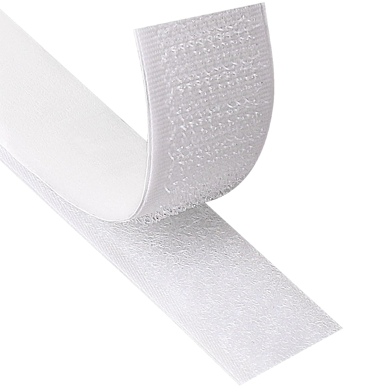 Rzep Velcro 8 m, samoprzylepny, mocujący, szerokość 20 mm (20 mm x 8 m, biały)