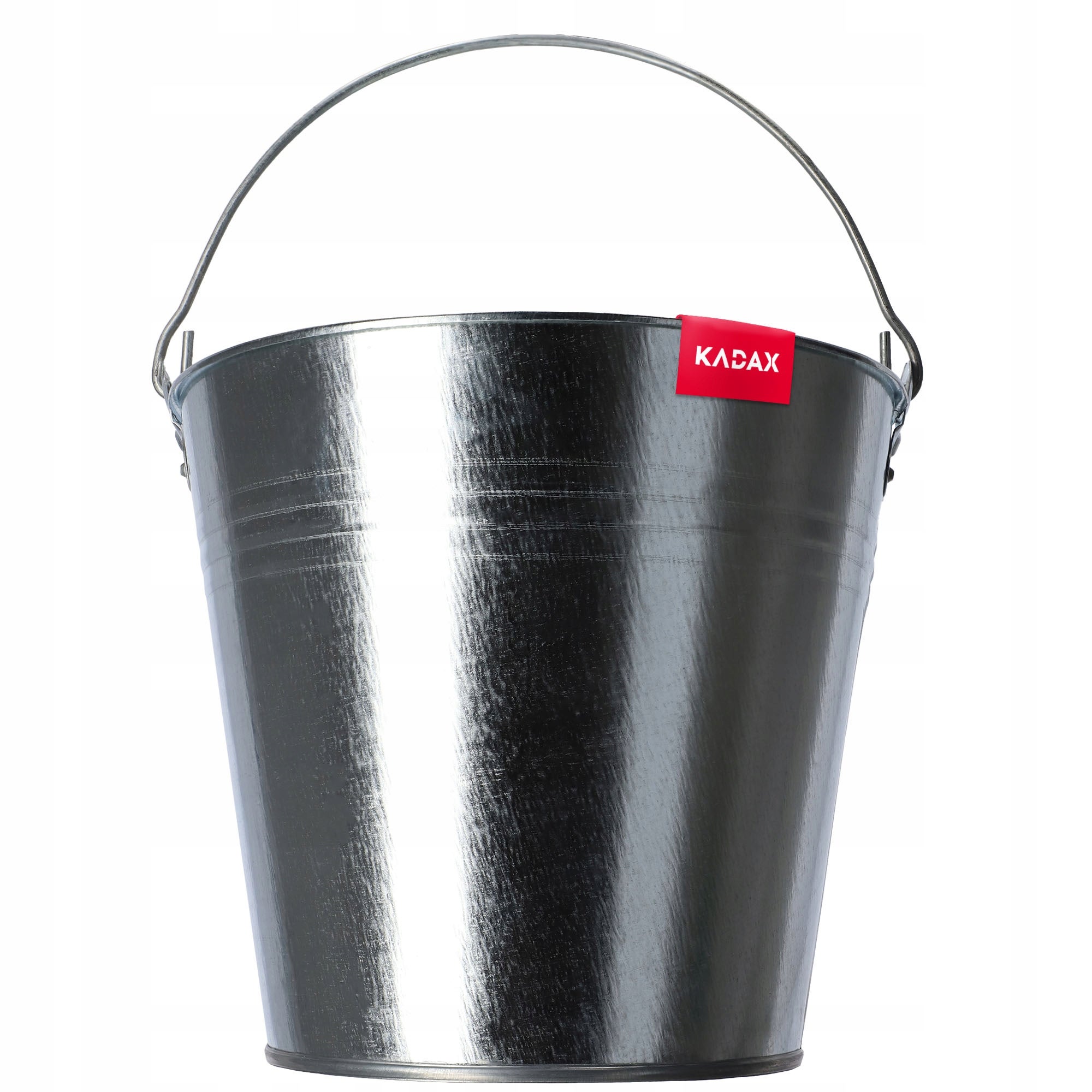 WIADRO METALOWE 12 L WIADERKO OCYNKOWANE GOSPODARCZE Z UCHWYTEM UNIWERSALNE
