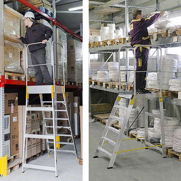 Plateforme roulante de 5 marches. Hauteur de travail maximale de 3.04m - 9505R-MCP - 3