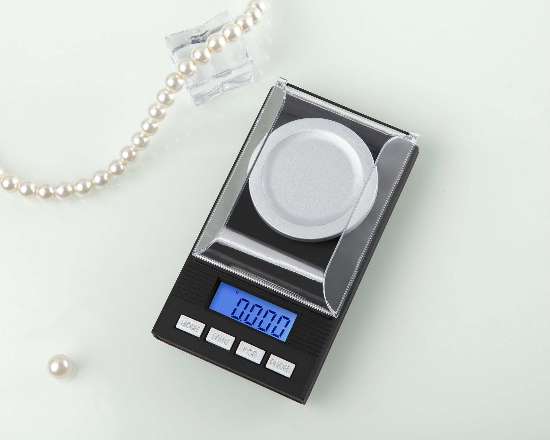Balance de Precision Milligrammes 50 x 0.001g Mini Balance de Bijoux Professionnelle, Balance de Cuisine avec étui, Pince à épiler, Plateau de Pesée - 3