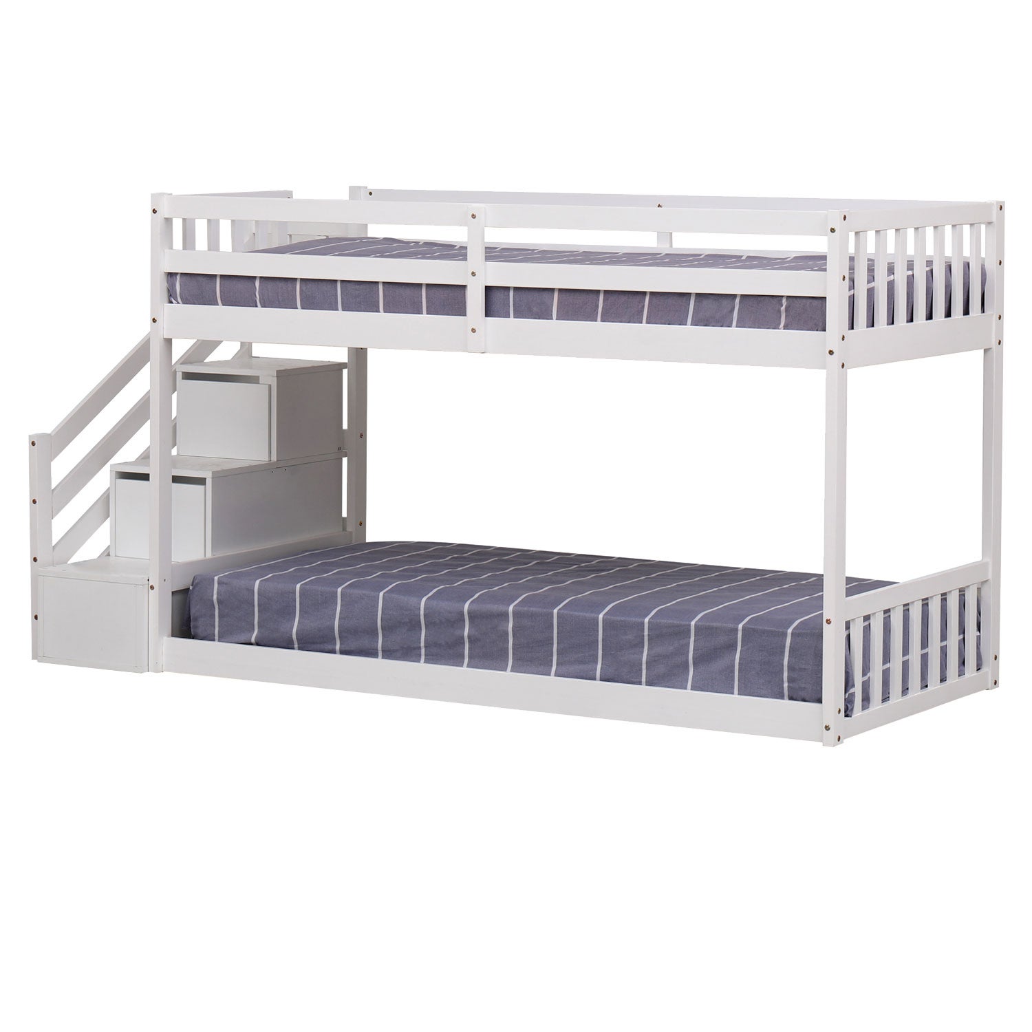 Lits superposés pour enfants blanc 2 places CELESTINE - 3