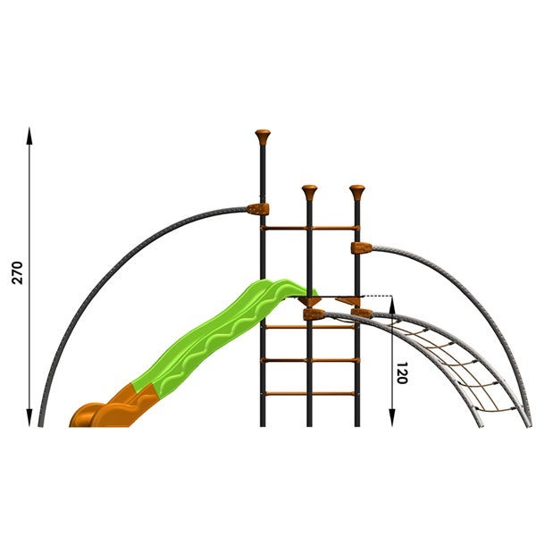 Structure de jeux 8 enfants Trigano EVO KIDS - 4