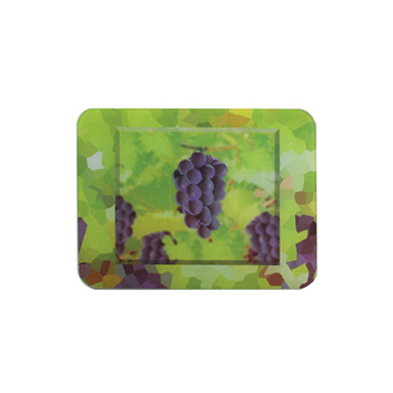 Planche à découper et dessous de plat en verre motif Raisins MSV ...